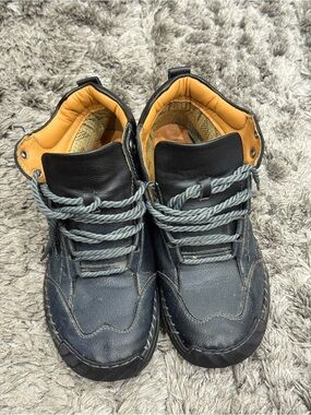 Salkin Italian Leather Men's Brown Shoes Boots Size 42
